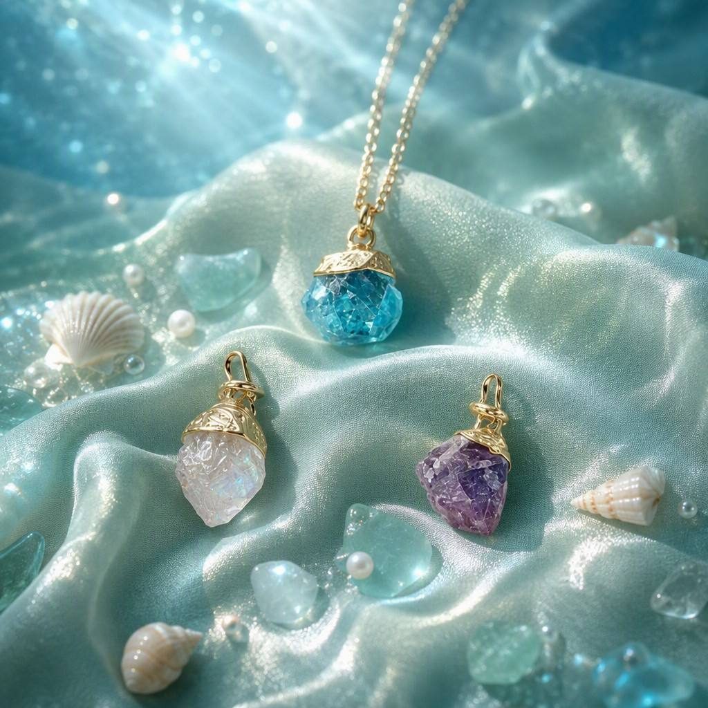 Pisces Zodiac Birthstone Necklace — styled