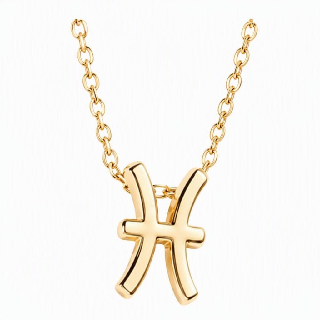 Pisces Zodiac Sign Necklace