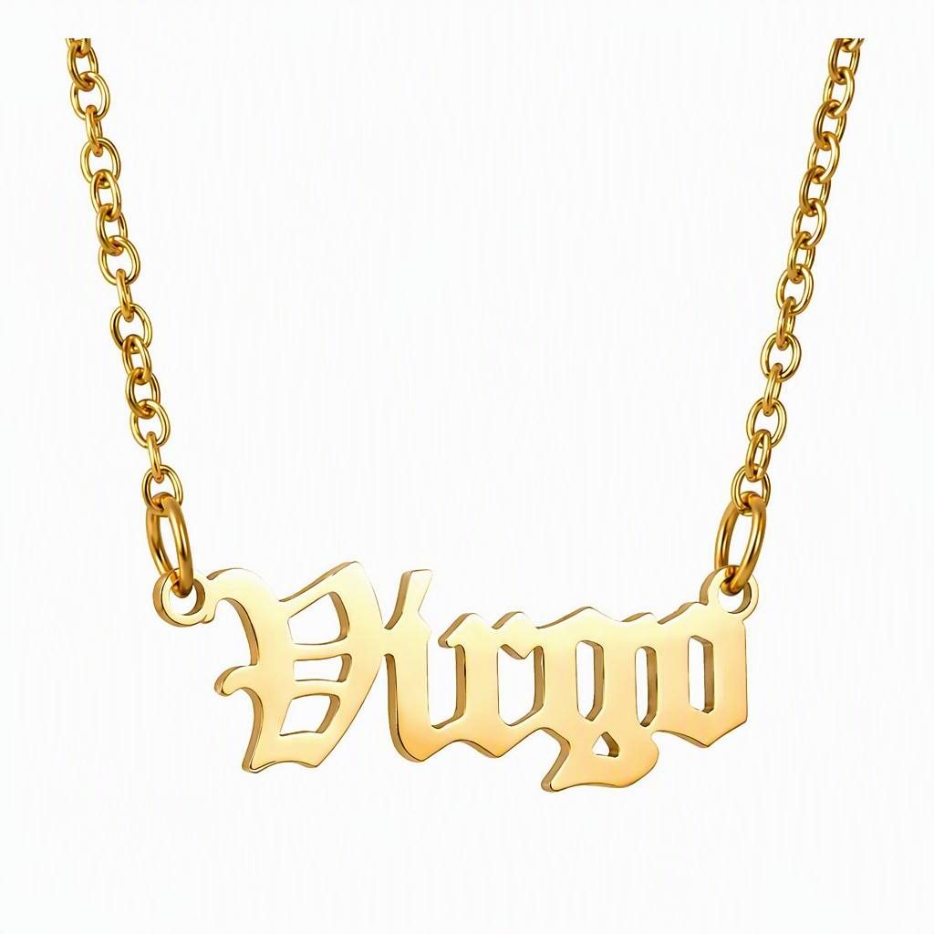 Virgo Zodiac Name Necklace