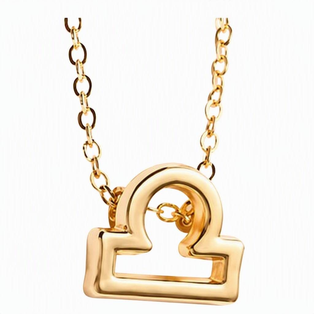 Libra Zodiac Sign Necklace