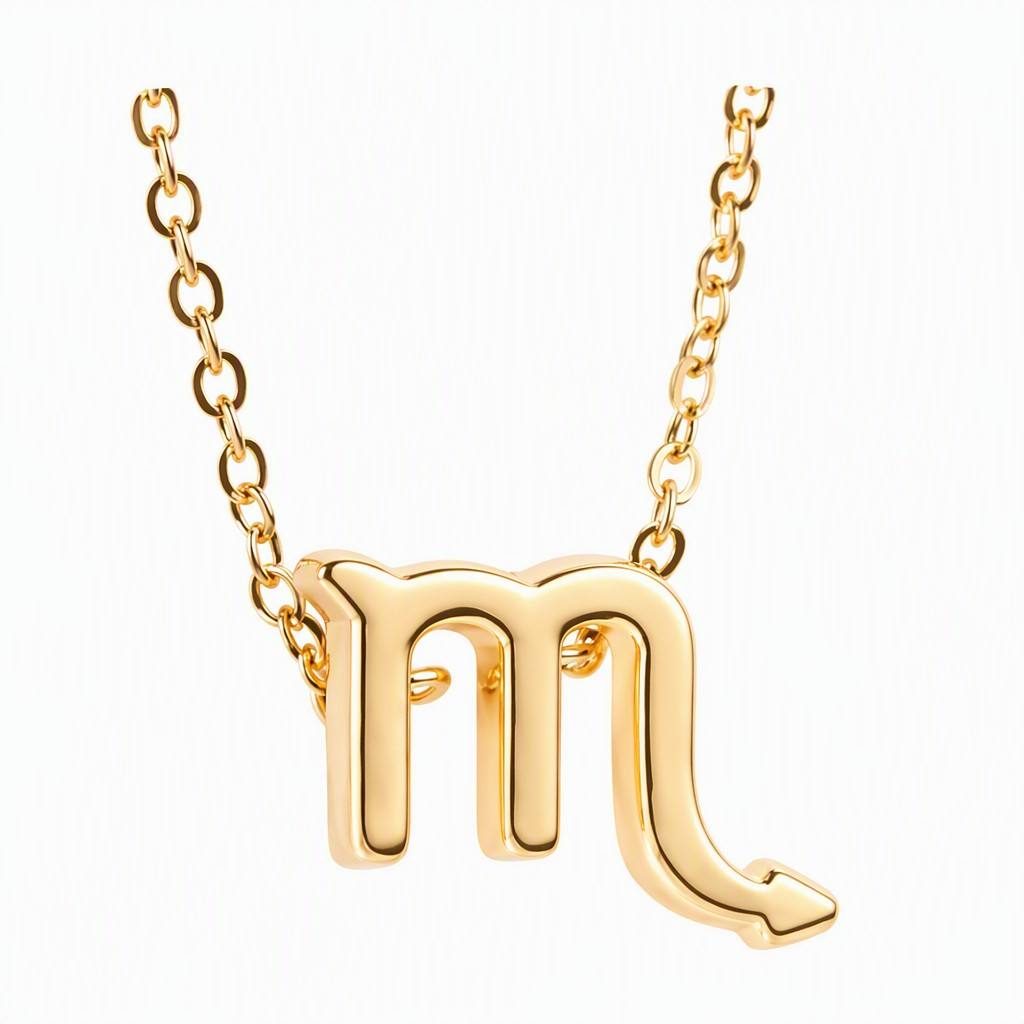 Scorpio Zodiac Sign Necklace