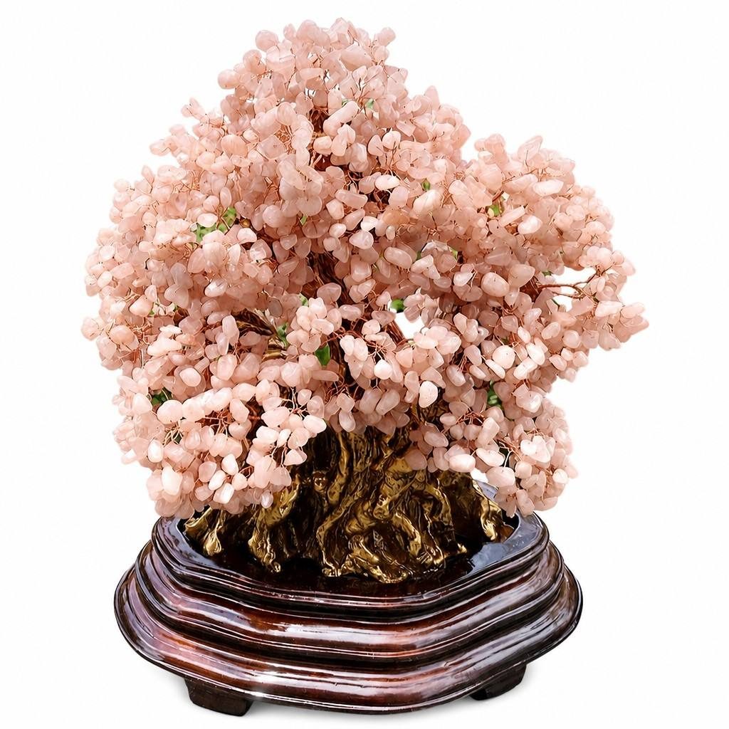 Rose Quartz Money Tree For Love And Relationships