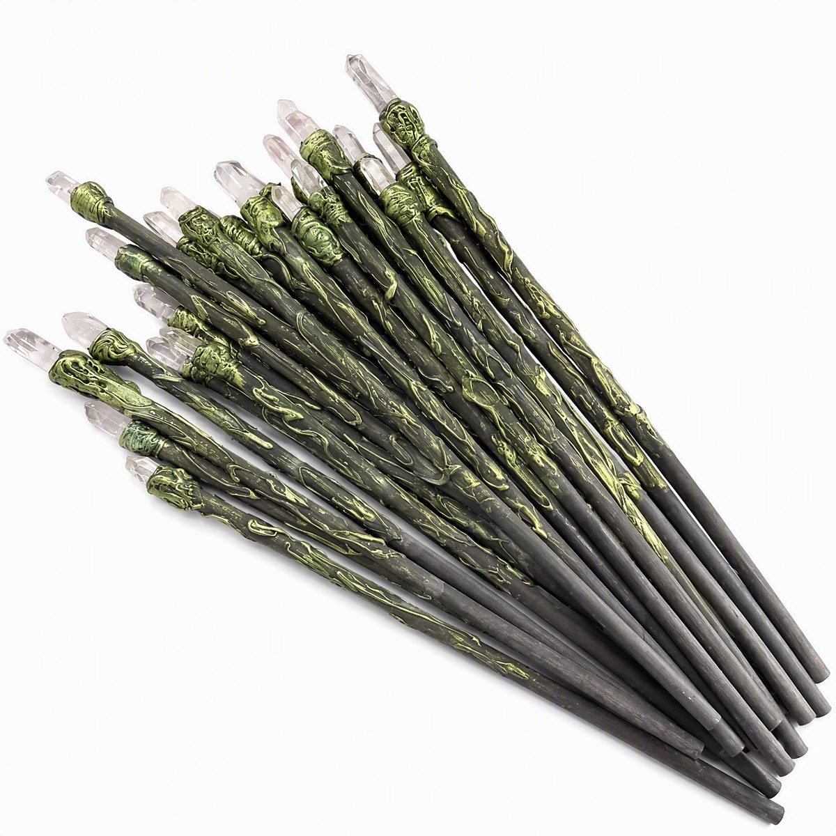 Forest Vine Crystal Witch Wand
