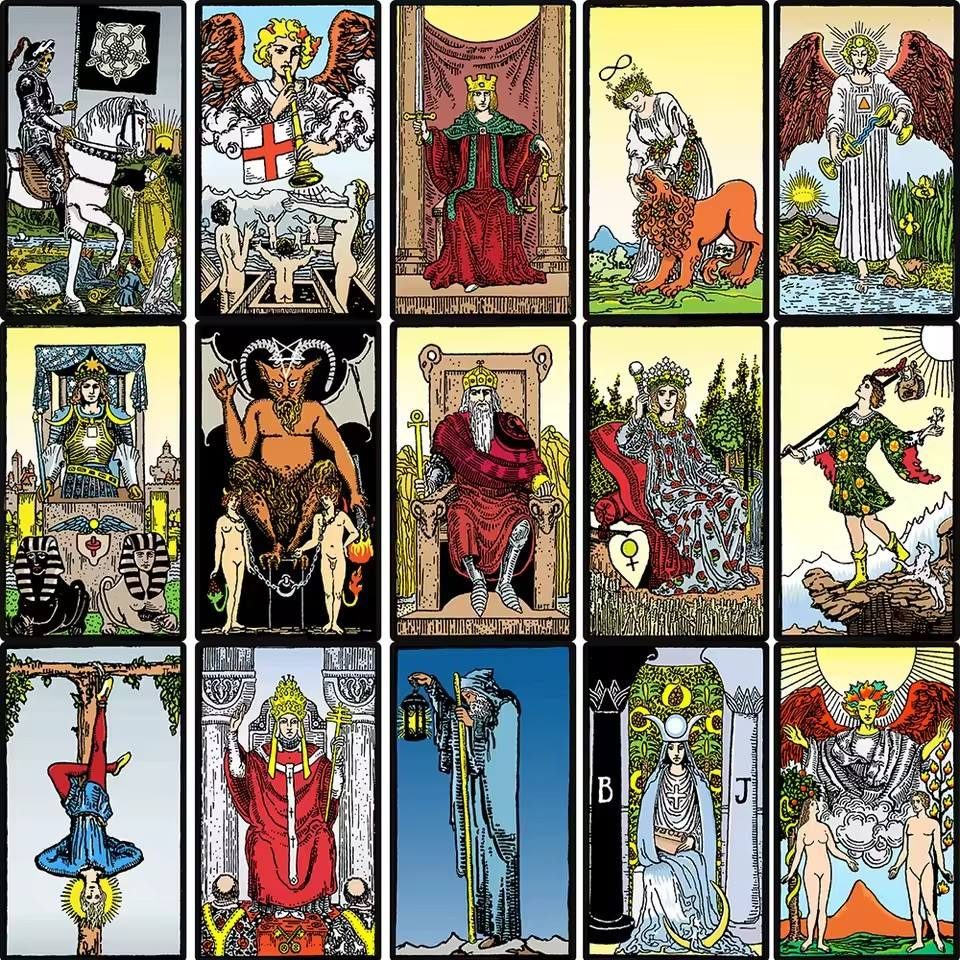 Witch Divination The Fool Major Arcana Tarot Card Amulet Necklace — styled